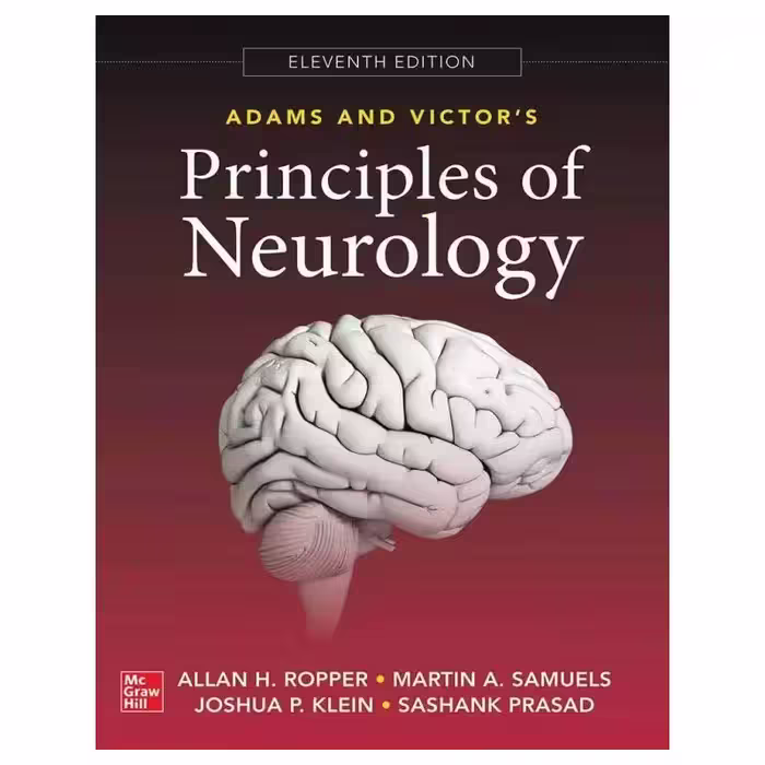 کتاب اصول مغز و اعصاب آدامز و ویکتور زبان اصلی| Adams and Victor’s Principles of Neurology 11th Edition 2019