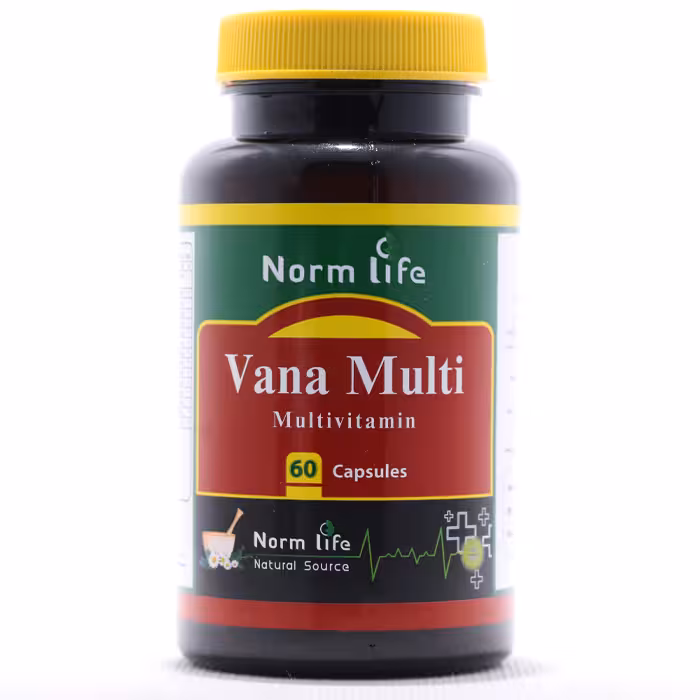 کپسول مولتی ویتامین وانا مولتی نورم لایف 60 عددی