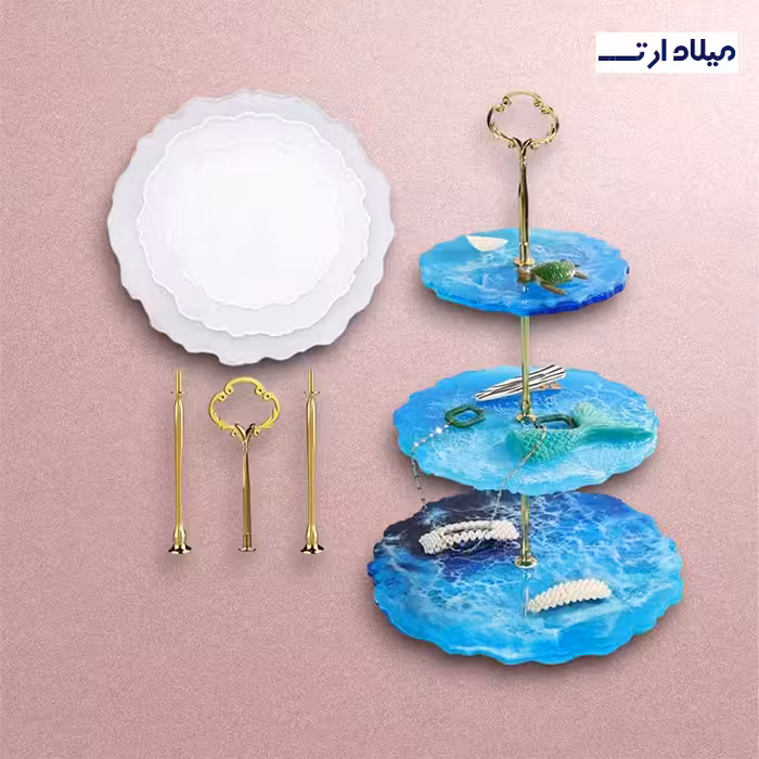 قالب سیلیکونی پک اقتصادی گرد دفرمه15-20-25سانت