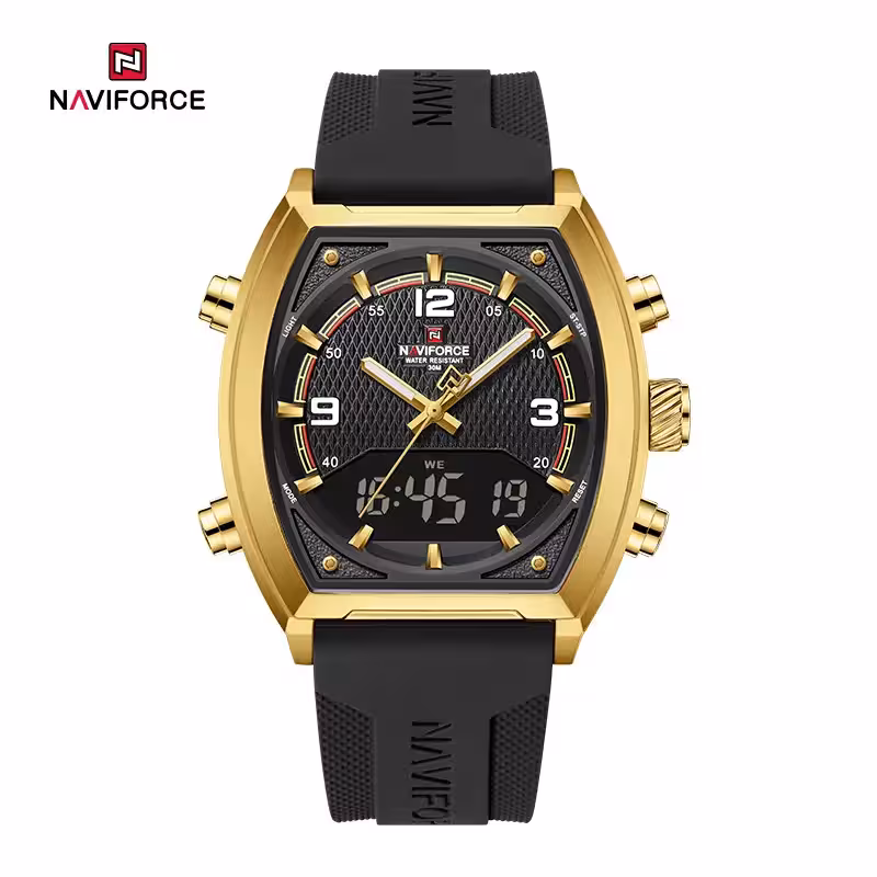 ساعت مچی مردانه نیوی فورس Naviforce NF 9242 G/W/B