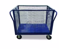 ترولی گاری دستی 80*60 دور توری 60 سانت با چرخ دایکاست اصلی