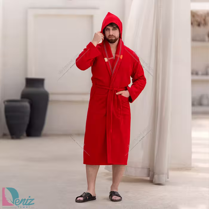 حوله تن پوش ولیسا رنگ قرمز