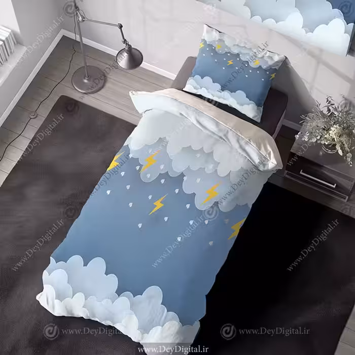 روتختی کودک طرح ستاره ای سه بعدی pk-3308