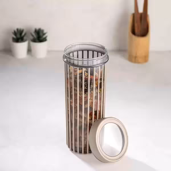 فولي لايف - ظرف ( بانکه ) نگهدارنده گرد 1/7 لیتر بژ