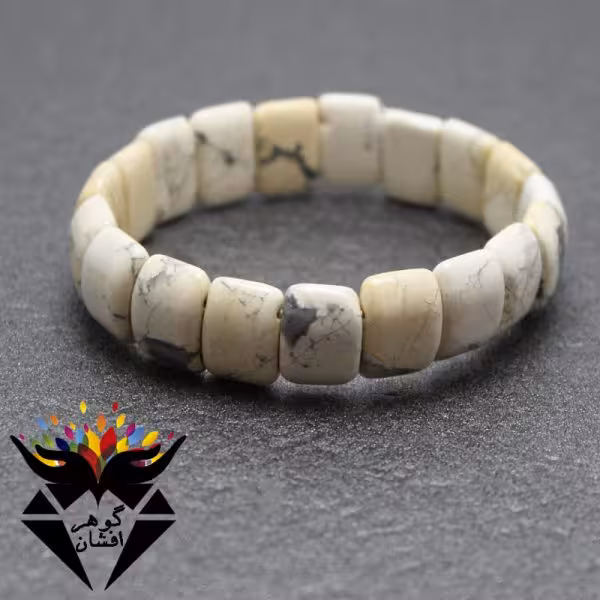 دستبند هائولیت اصل خوش طرح کد D_1839