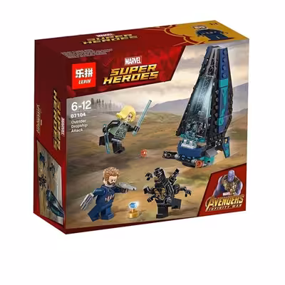 لگو اونجرز اینفینیتی وار نبرد واکاندا و سفینه‌ های فضایی