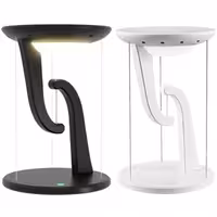 چراغ مطالعه LED رومیزی هوشمند و شارژر بی‌سیم