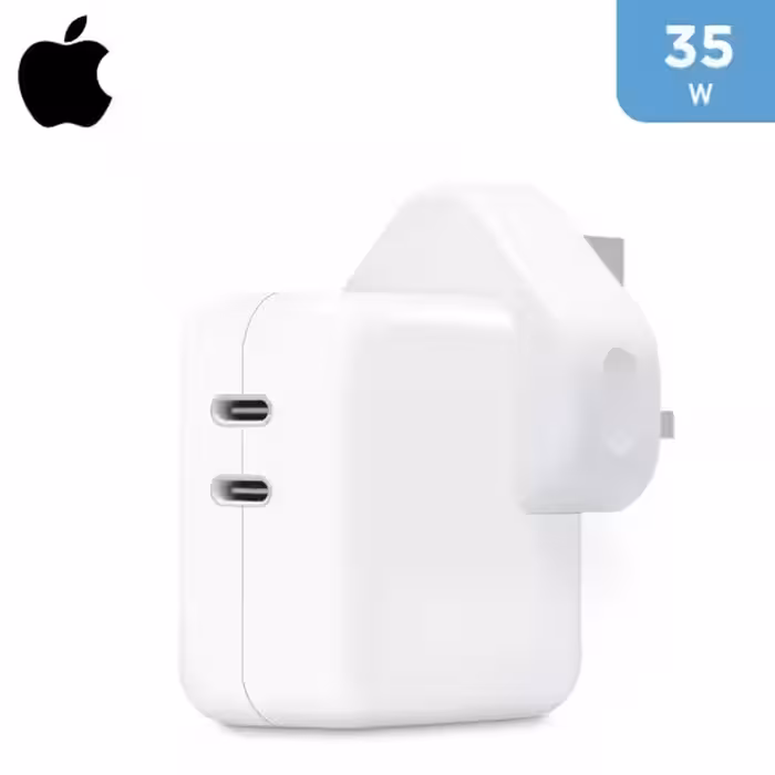 آداپتور شارژر 35 واتی اپل با پورت دوگانه USB-C