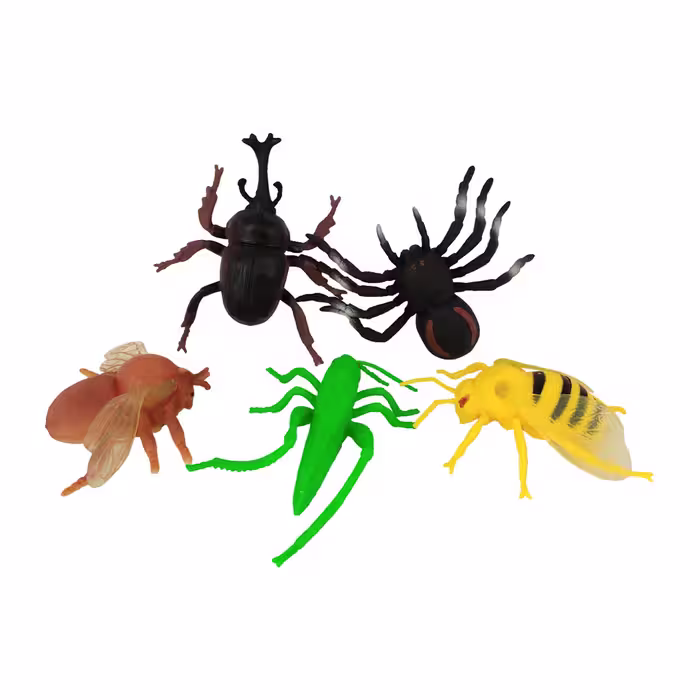 ست فیگور حیوانات طرح حشرات فانتزی WILD animal بسته 5 عددی کد 92957