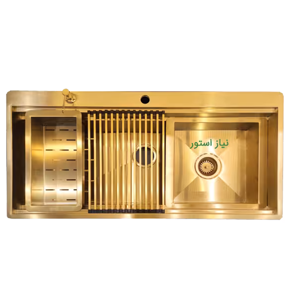 سینک ظرفشویی دست ساز بنتو توکار مدل B104 G