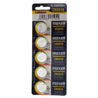 باتری مکسل سکه ای 2016 بسته ی 5 عددی – 20 ورقه ی 5 تایی