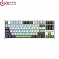 کیبورد سیم دار، وایرلس و بلوتوث گیمینگ آئولا مدل AULA F87 با سوئیچ Gray