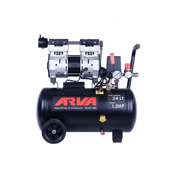 کمپرسور باد سایلنت آروا 24 لیتر مدل 5683