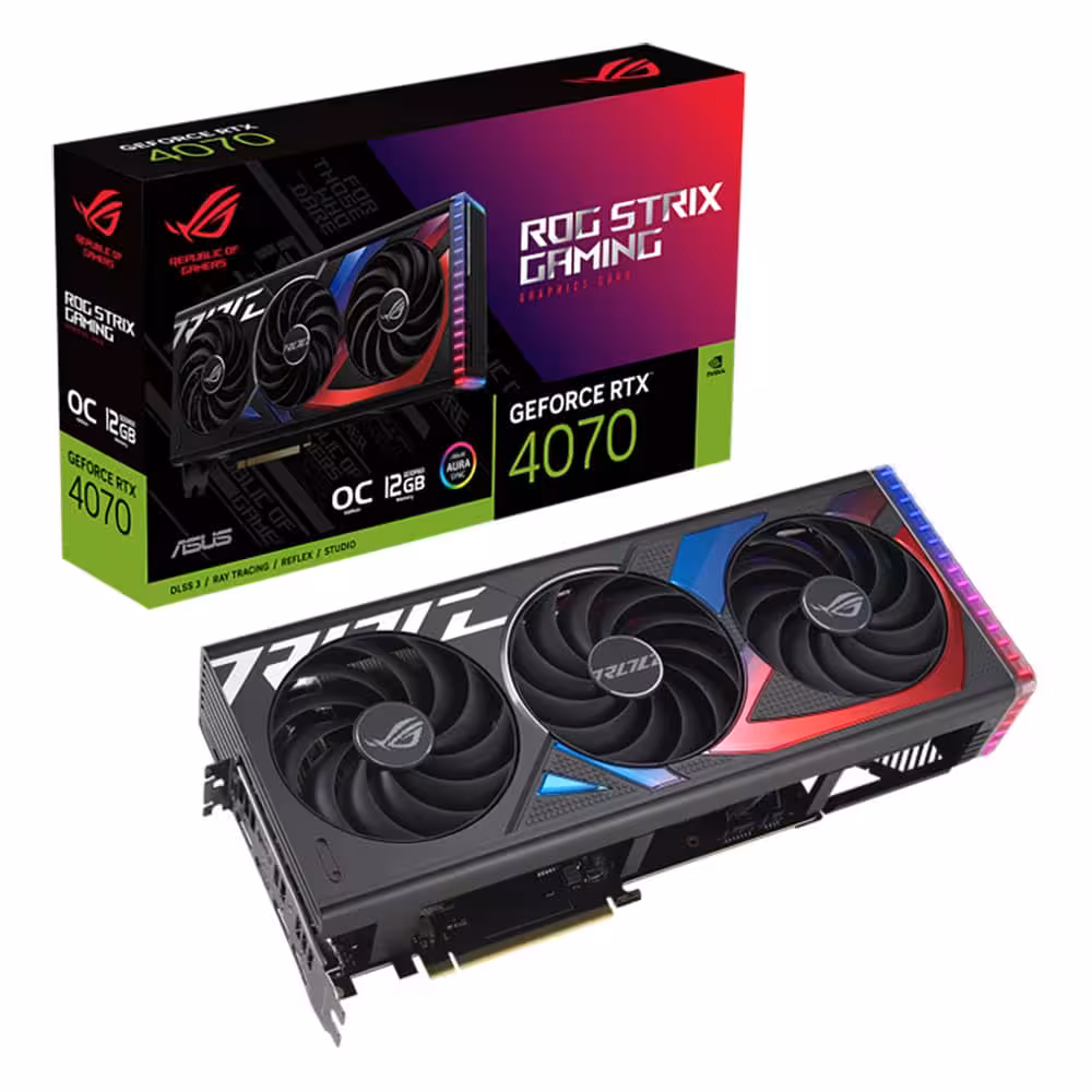 کارت گرافیک ایسوس ASUS ROG STRIX RTX 4070 OC 12GB