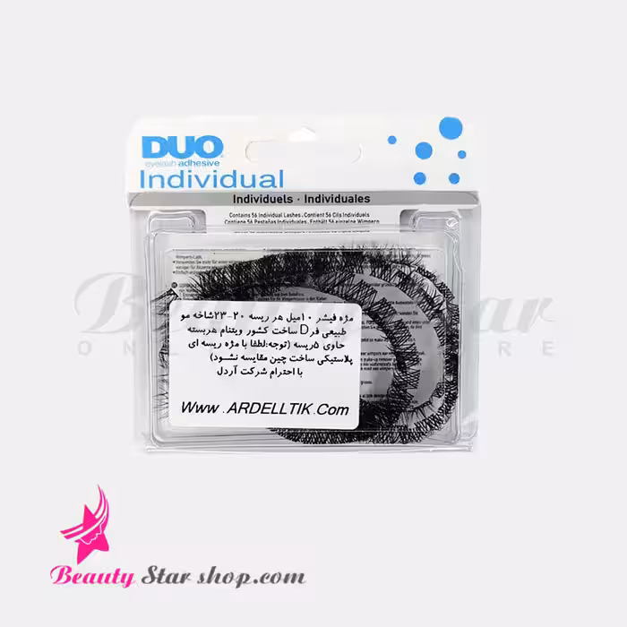 مژه مصنوعی فیشر فر دی (5 ریسه ای) دوو سایز 10 میل