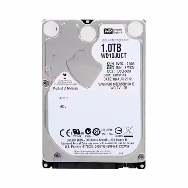 هارددیسک اینترنال وسترن دیجیتال مدل WD10JUCT ظرفیت 1 ترابایت - پردیس پازار