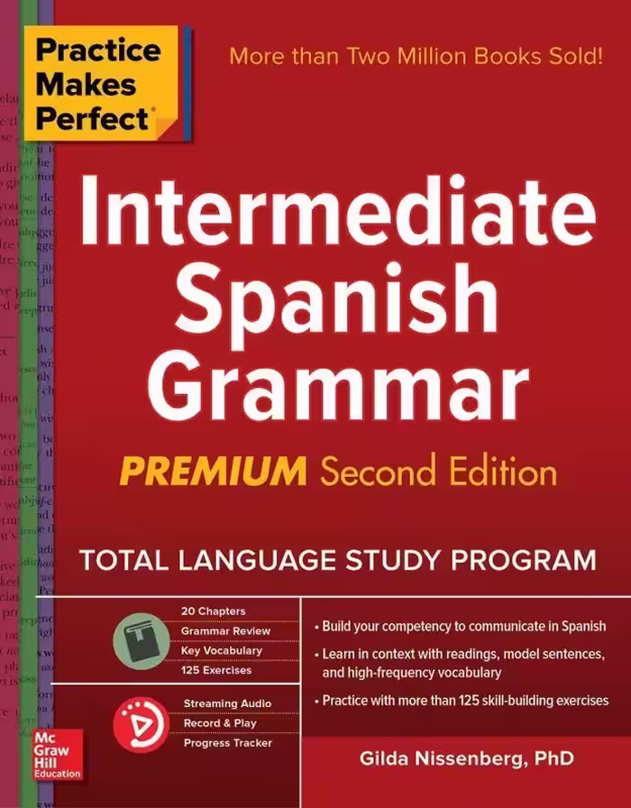 اینترمدیت اسپنیش گرامر | کتاب اسپانیایی Practice Makes Perfect Intermediate Spanish Grammar