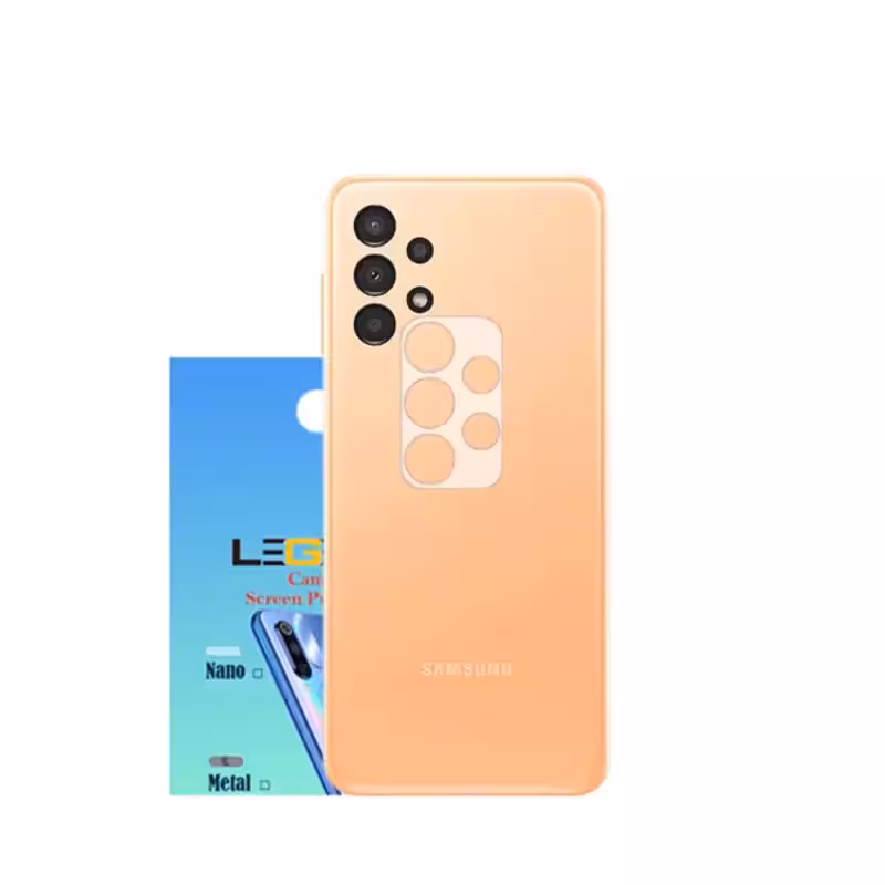 محافظ لنز دوربین لجند مدل نانو گلس مناسب برای موبایل سامسونگ Galaxy A13 بسته 40 عددی