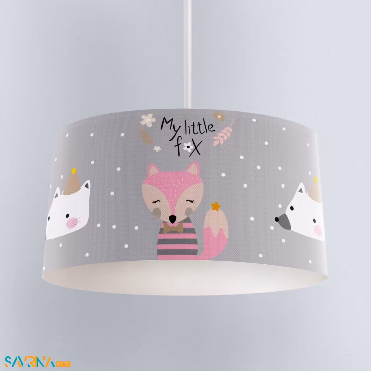 لوستر بچگانه طرح خانم روباهه کد A2399