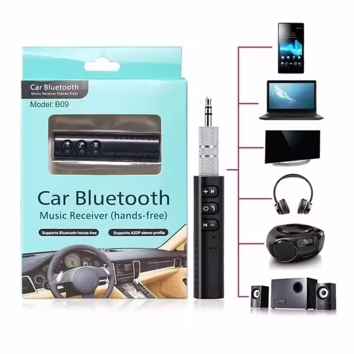 بلوتوث AUX ماشین و اسپیکر شارژی LV-B09