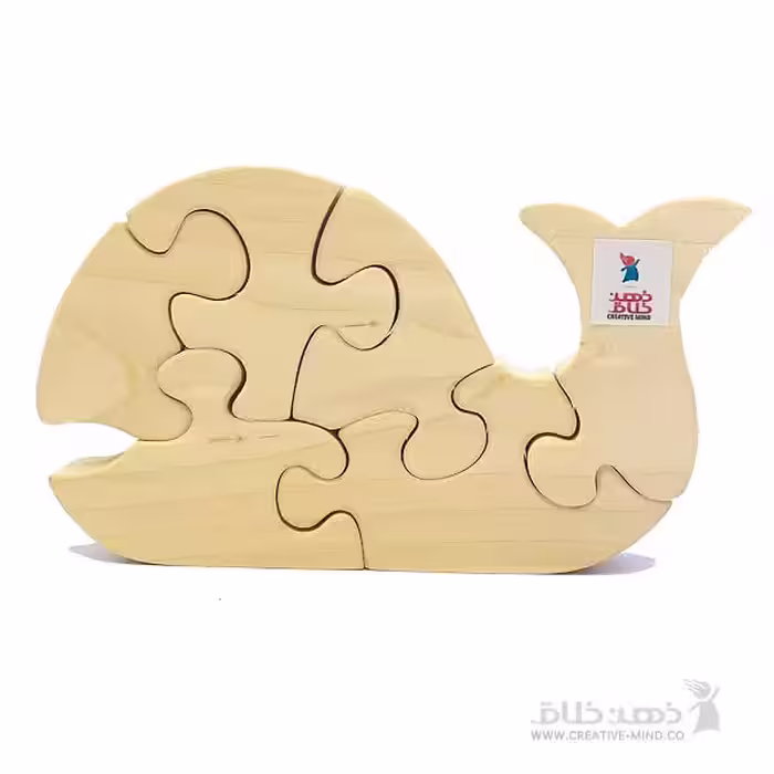 پازل نهنگ چوبی