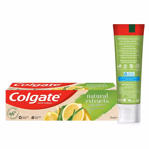 خمیر دندان کلگیت Colgate لیمویی حجم 75 میلی
