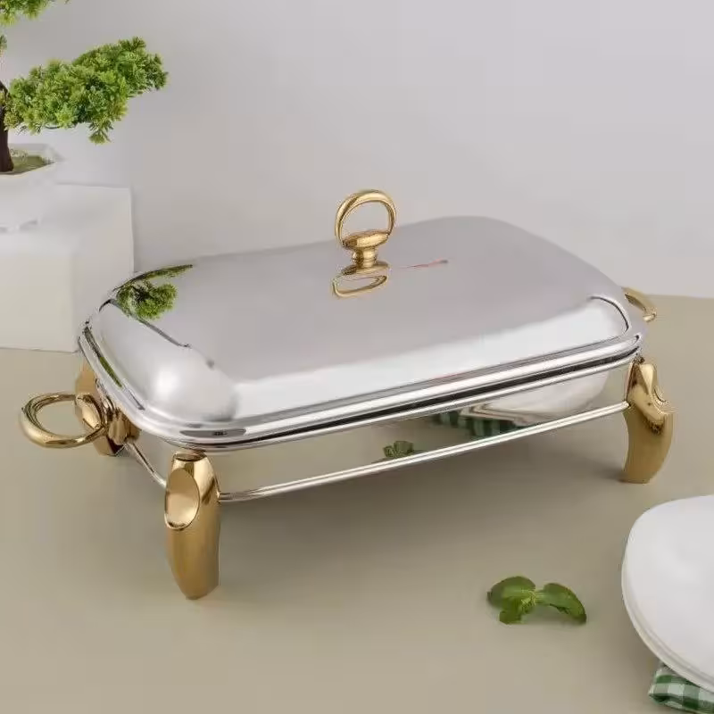 سوفله مستطیل کوچک پافیلی طلایی ریور کد WD 205G