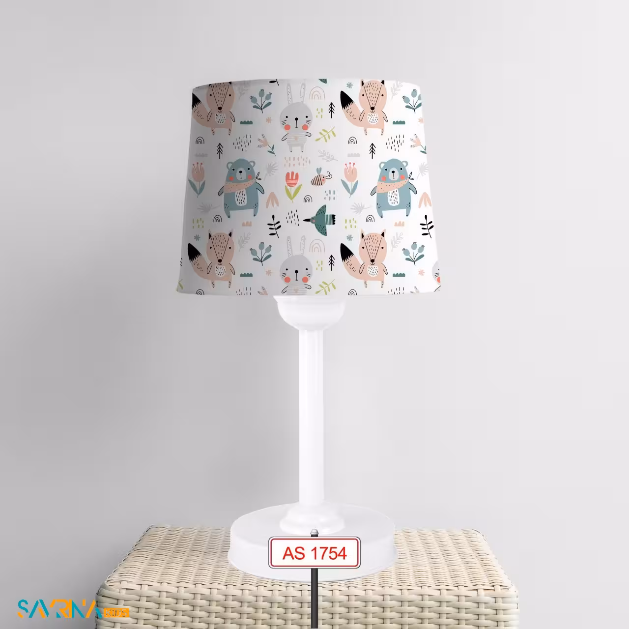 آباژور بچگانه طرح حیوانات کد AS1754