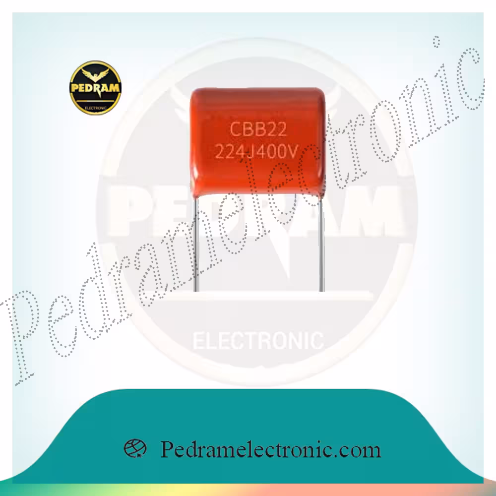 خازن پلی استر 220  ان اف 400وات 220NF 400V POL 224V 400V