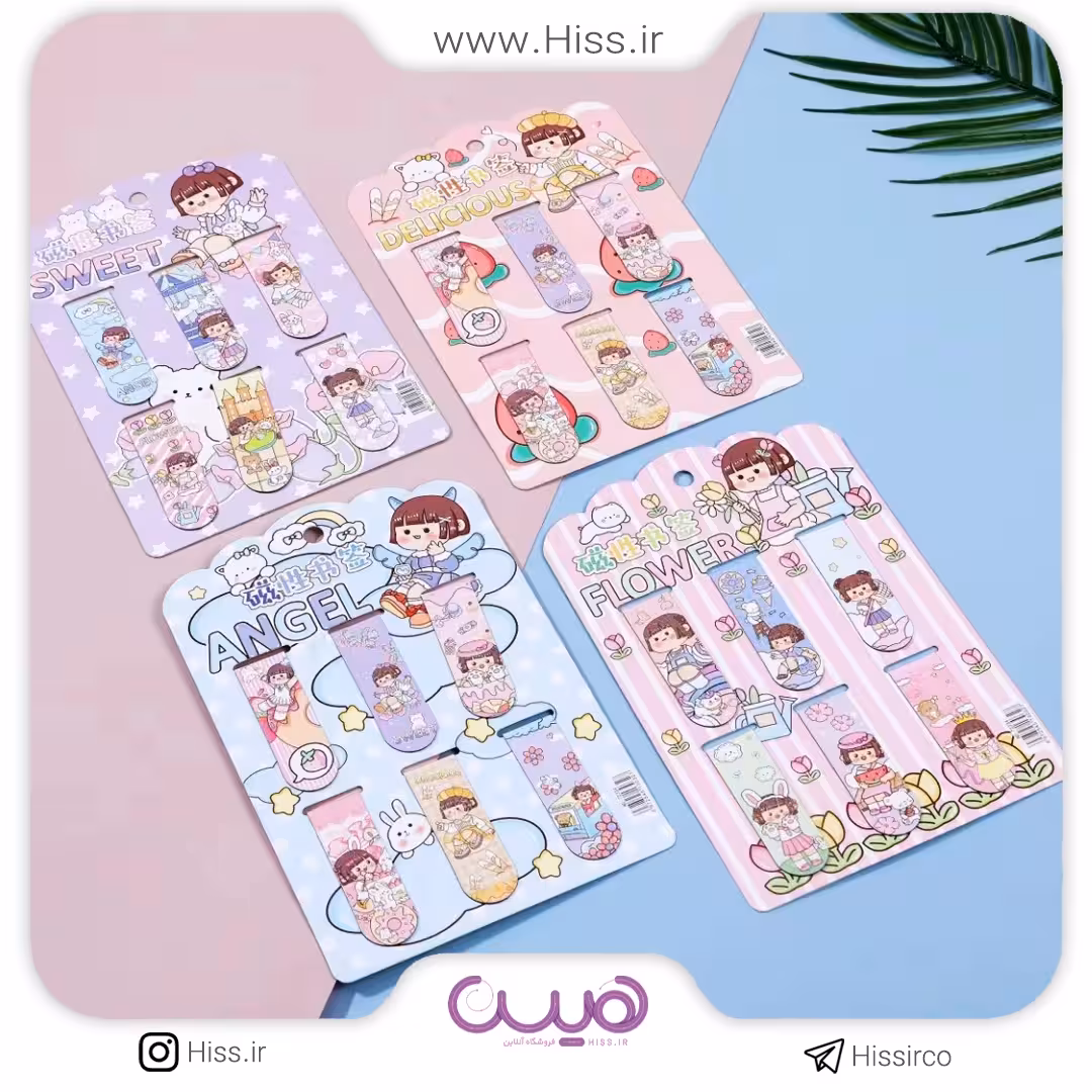 بوک مارک بسته 6 عددی آنجلا (مدل رندوم)