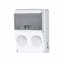 جعبه توزیع پانچ 2 عدد سوکت 63 آمپر 2 عدد پریز تابلویی پارسا کد 063-30005