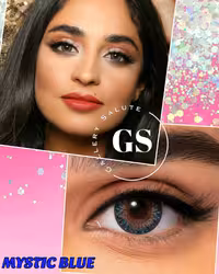 لنز رنگی روزانه فرشلوک رنگ آبی یخی Freshlook contact lenses Mystic Blue