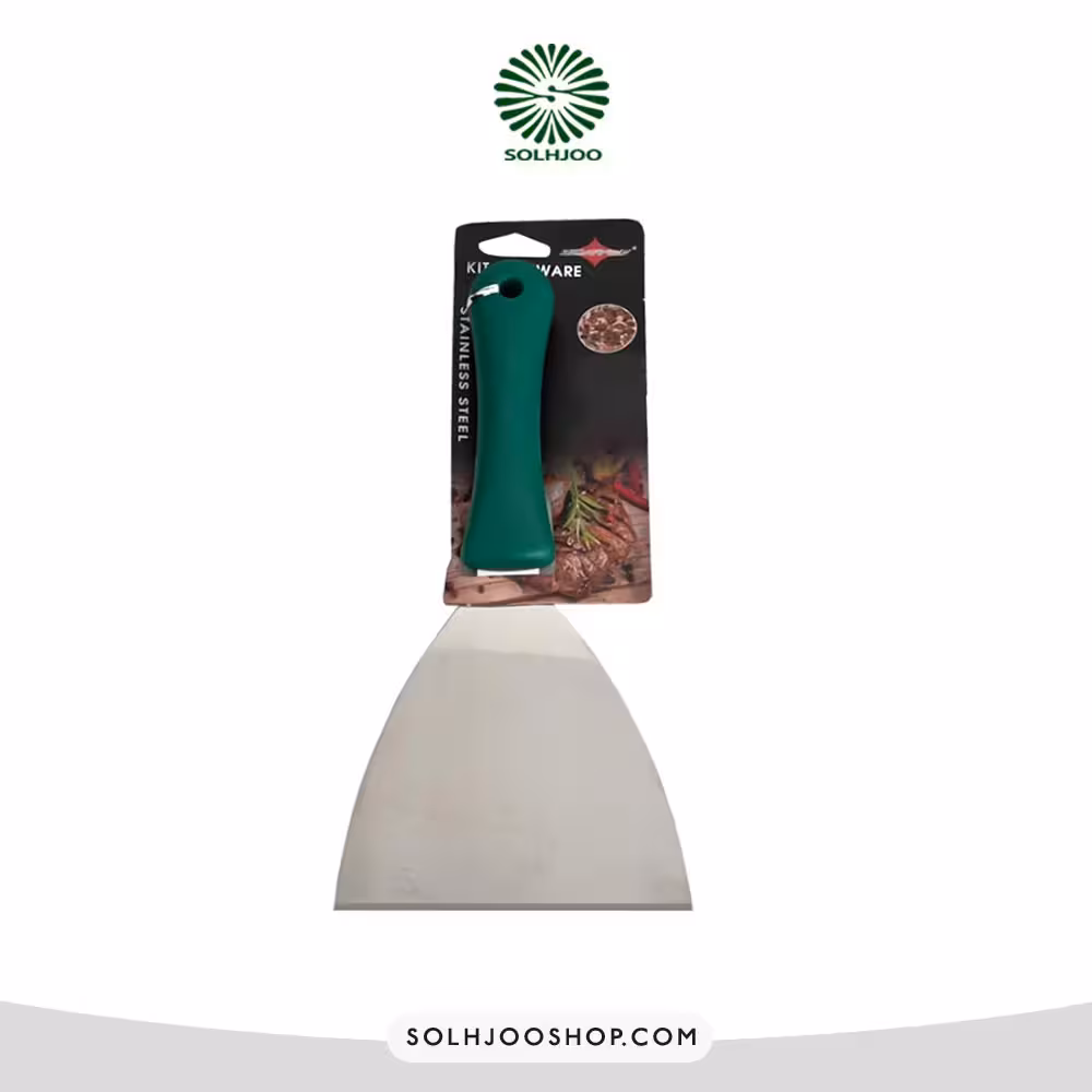 کاردک استیل دسته سبز 12.5 سانتی