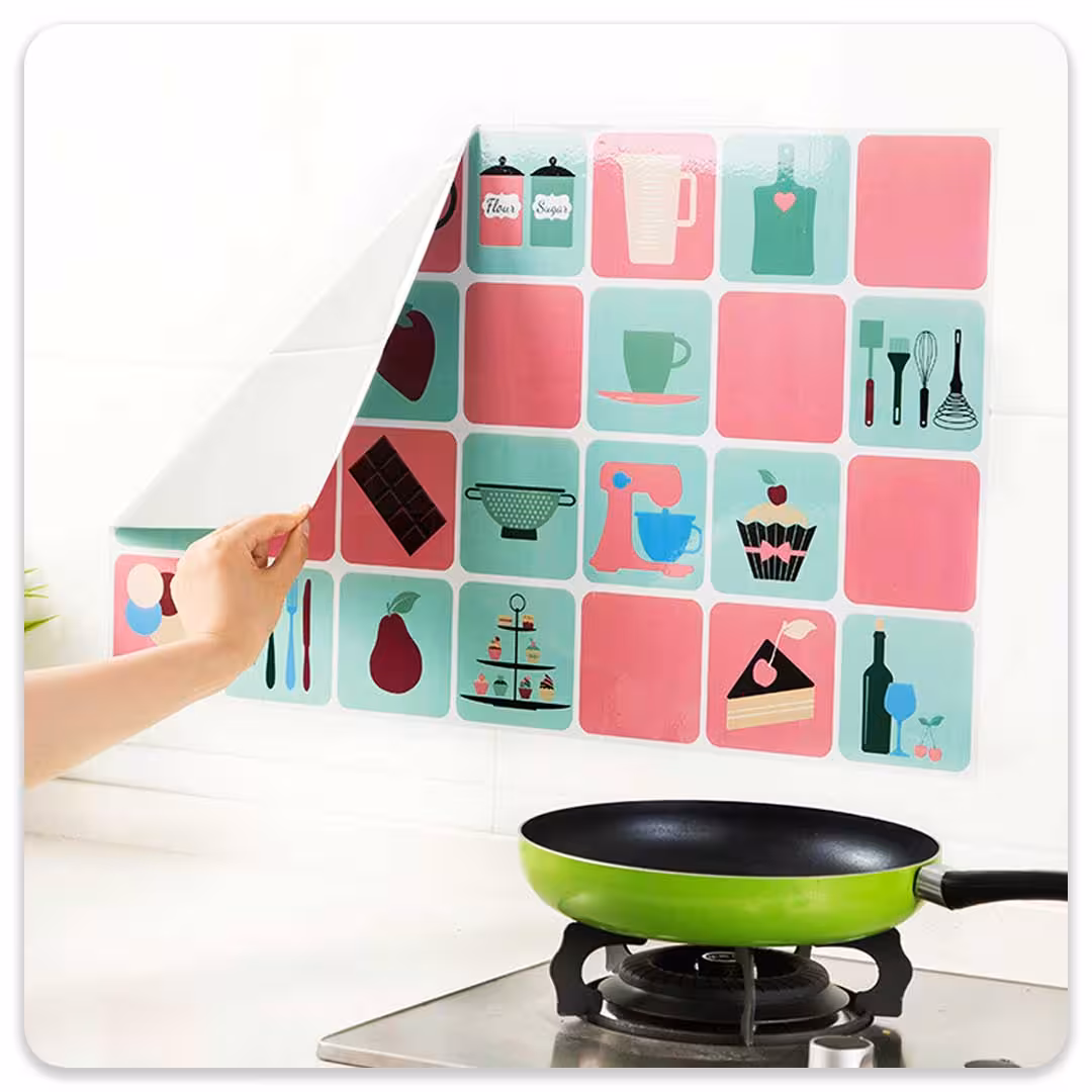 برچسب دیواری آشپزخانه