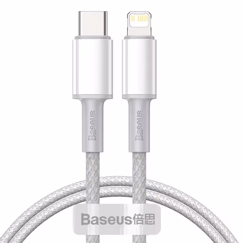 کابل تبدیل USB-C به لایتنینگ باسئوس مدل CATLGD-02 طول 1 متر