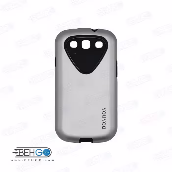 قاب گوشی سامسونگ اس تری s3 مدل YOUYOU رنگ نقره ای YOUYOU Cover For Samsung galaxy S3