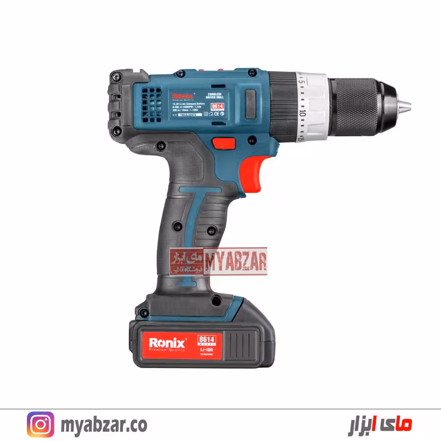 دریل پیچ گوشتی چکشی رونیکس مدل 8614