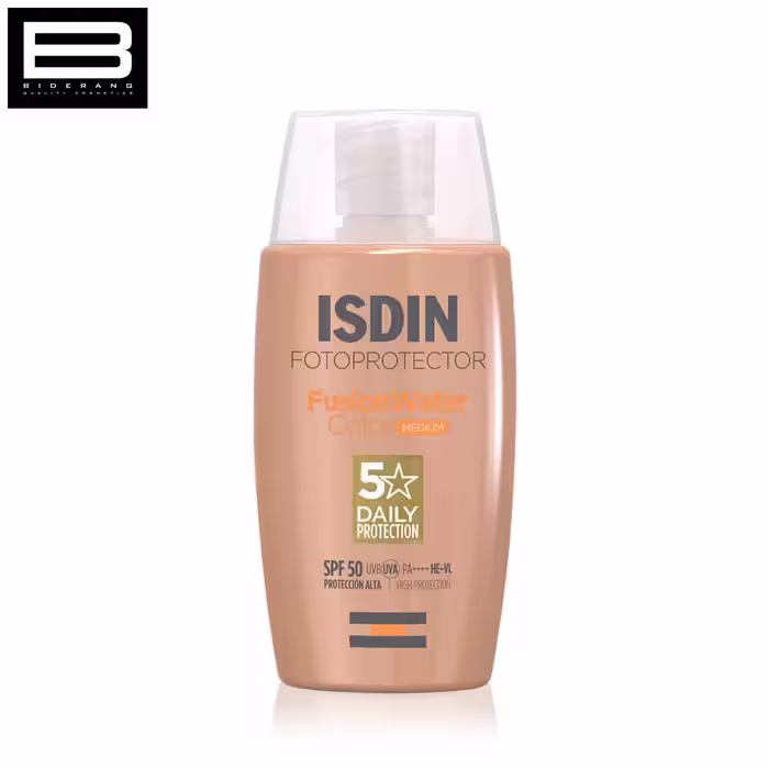 ضد آفتاب فیوژن واتر رنگی ایزدین SPF 50 حجم 50ml