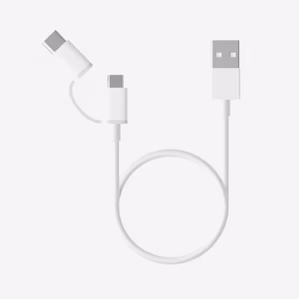 کابل شارژ و انتقال داده دو سر شیائومی (2 سایز)