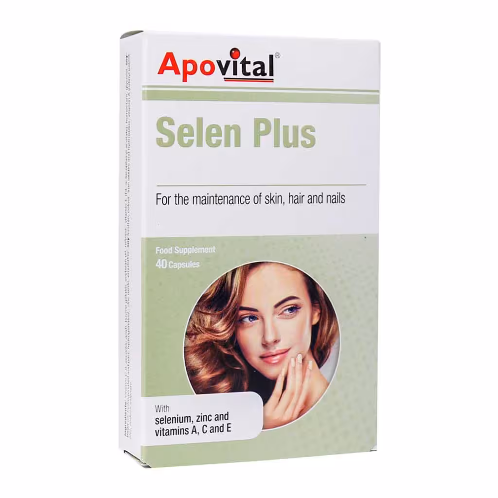 کپسول سلن پلاس 40 عدد آپوویتال Apovital