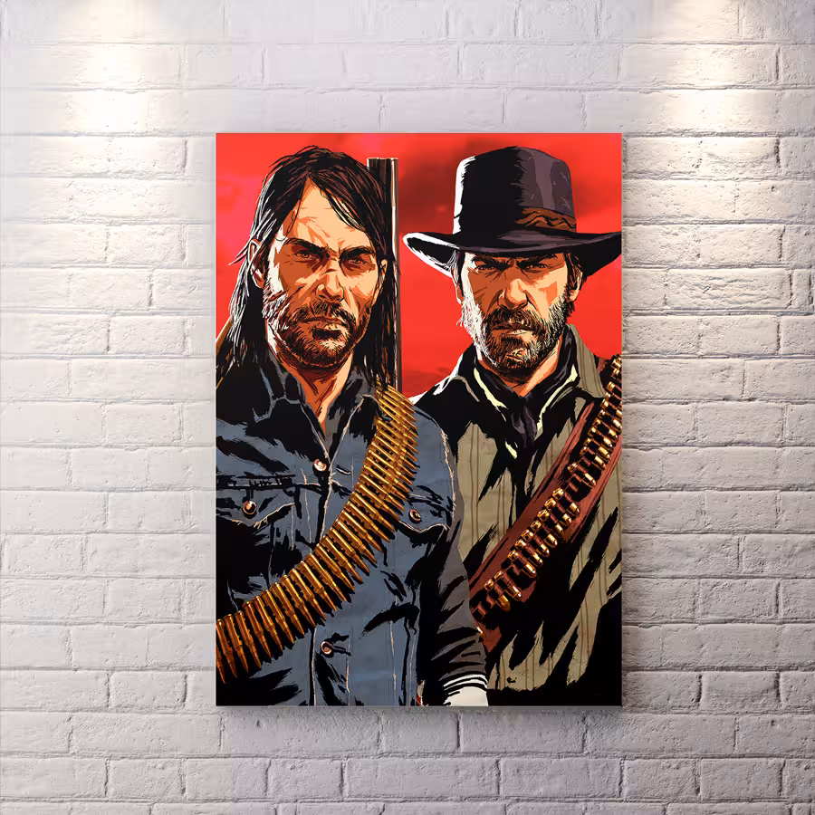 تابلو شاسی دکوراتیو بازی رد دد طرح گنگسترها BAs-9581