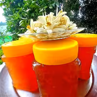 مربای بهار نارنج خالص شمال تهیه شده از شکوفه های نارنج 900گرم