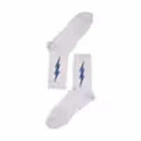 جوراب نیم ساق اسپرت ایسی کلاب مدل Flash-1000 طوسی روشن