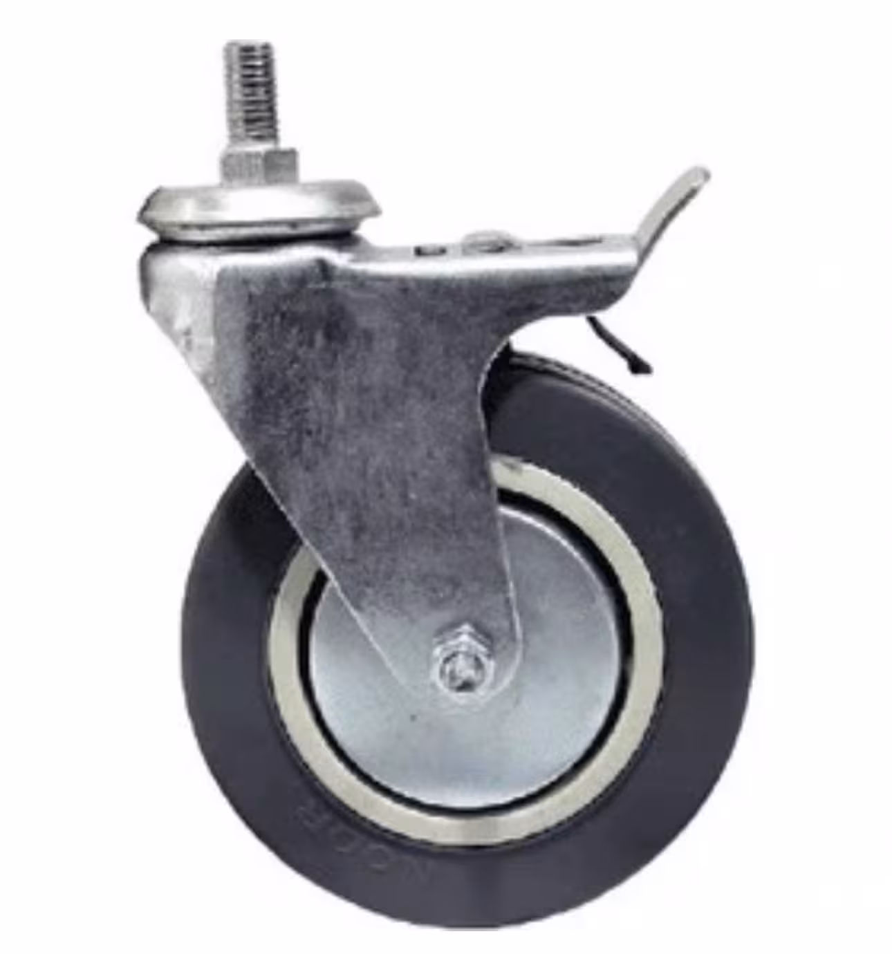 چرخ بیمارستانی ترمزدار پیچی سایز 10