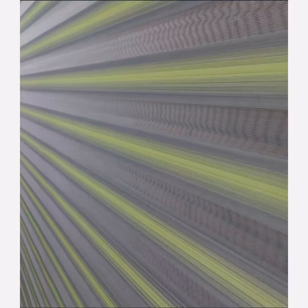 پرده زبرا پلیسه پسته ای