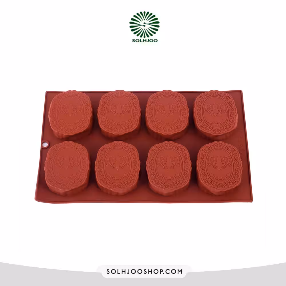 قالب سیلیکون قاب طرحدار 8 خانه super mart