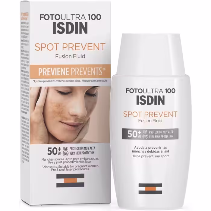 ضد آفتاب اسپات پریونت ایزدین اصل SPF50 فلویید 50ml