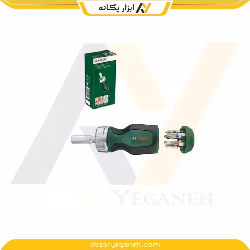 پیچ گوشتی مشتی جغجغه ای بوش مدل 1600A027PK