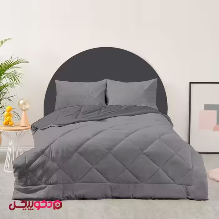 روتختی مخمل هاریکا رنگ طوسی روشن MD116
