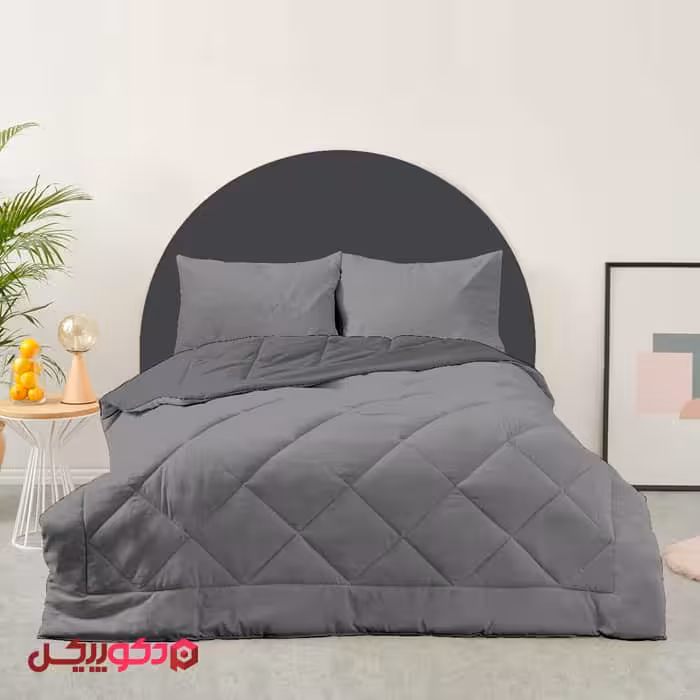 روتختی مخمل هاریکا رنگ طوسی روشن MD116
